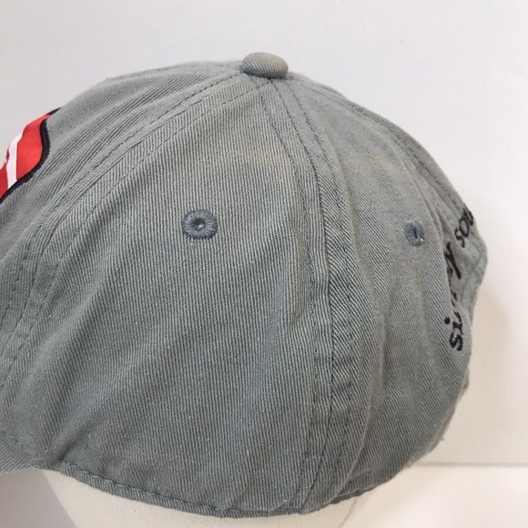 Simply Southern Women's Gray Distressed Flag Hat - Picture 6 of 8